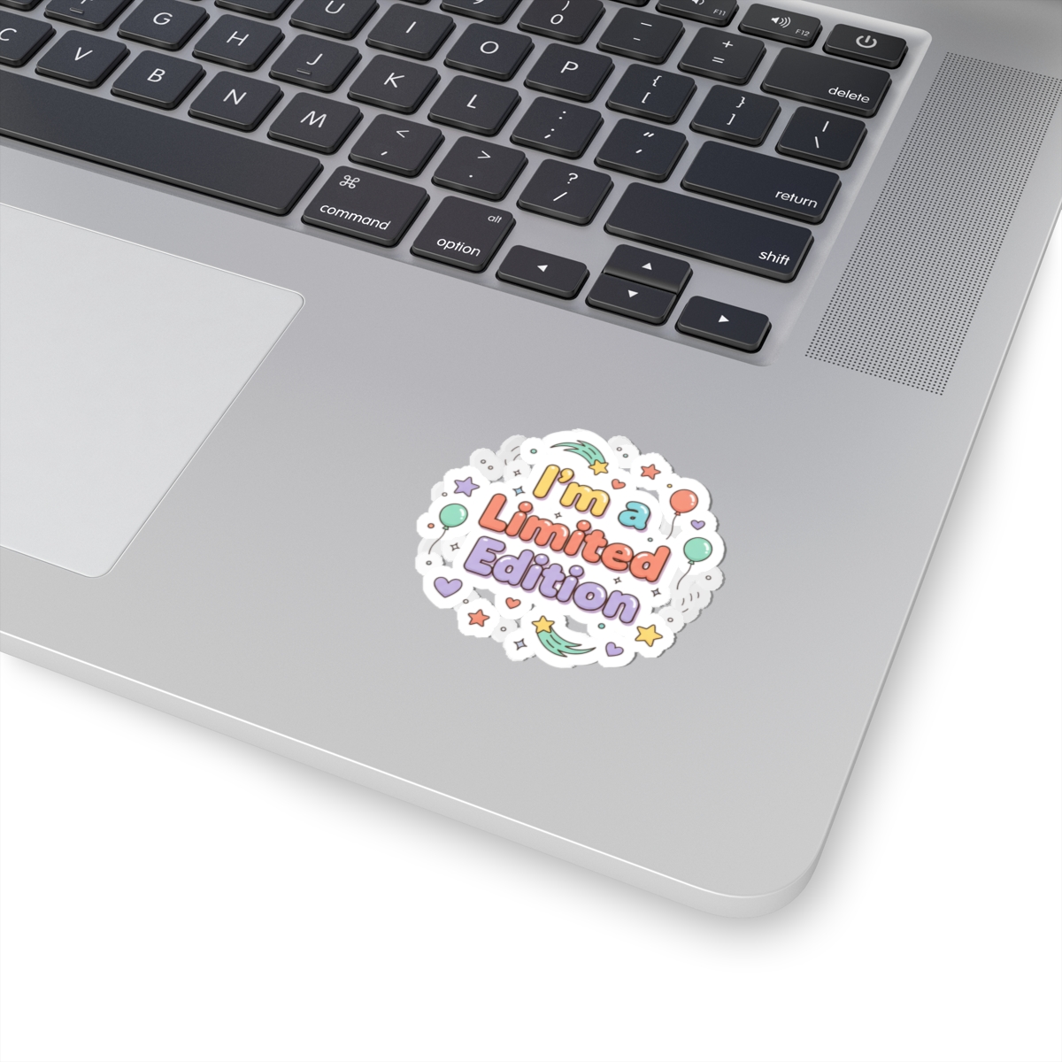 i'm a limited edition kiss cut sticker | low stakes humor, retro bubbly i'm a limited edition kiss cut sticker | low stakes humor, retro bubbly