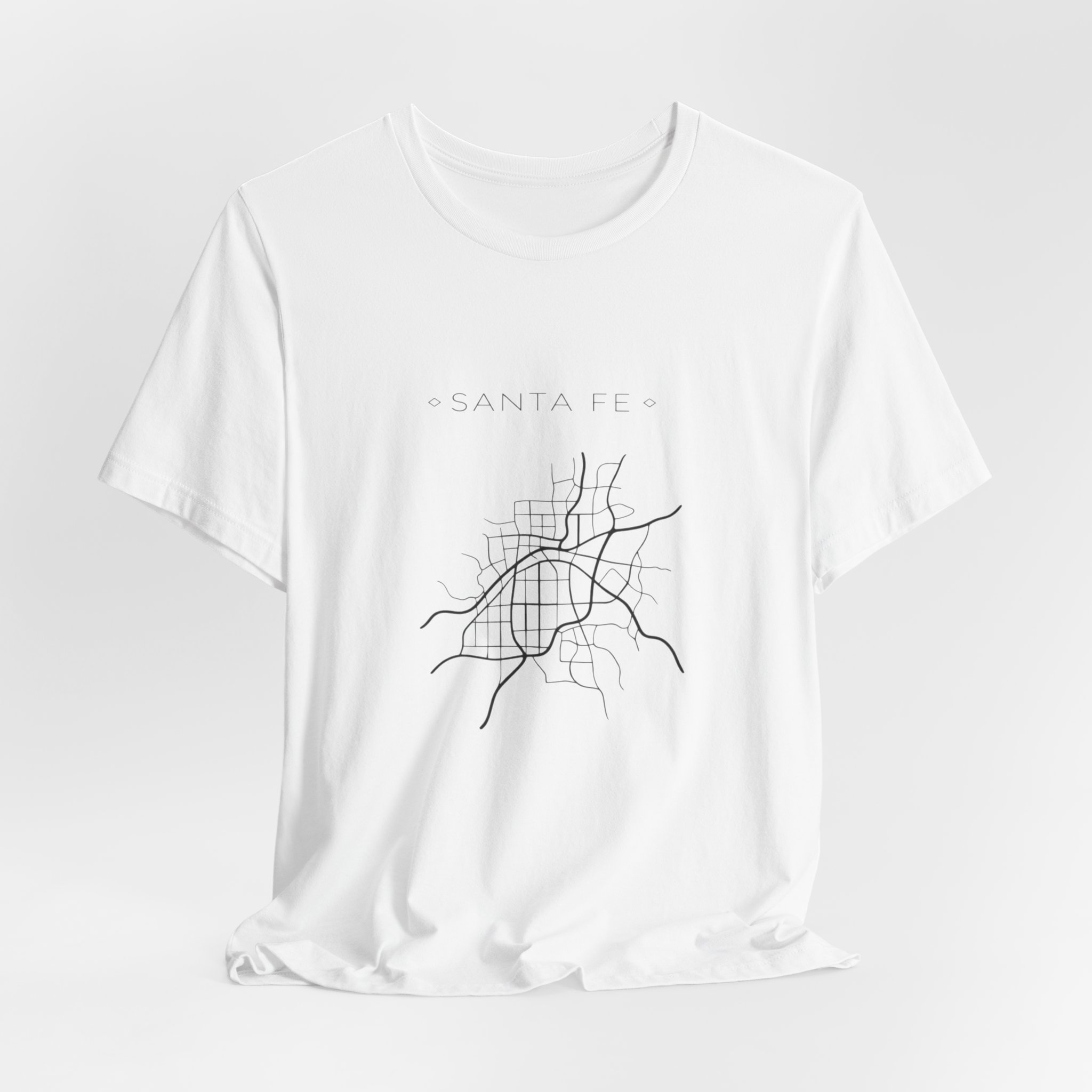 sante fe grid t shirt | minimalist city map apparel | nostalgic city tee sante fe grid t shirt | minimalist city map apparel | nostalgic city tee