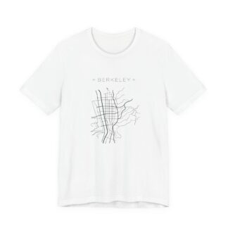 berkeley grid t shirt | minimalist city map apparel | nostalgic city tee
