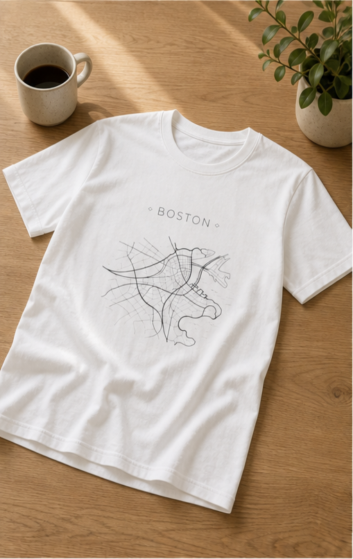 boston city map tshirt style match 04 top left boston city map tshirt style match 04 top left