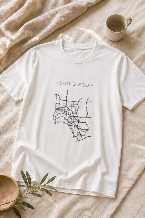 san diego city map tshirt style match 04 top right san diego city map tshirt style match 04 top right